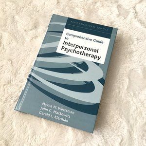 VTG Hardcover 'Comprehensive Guide to Interpersonal Psychotherapy' Dark Academy